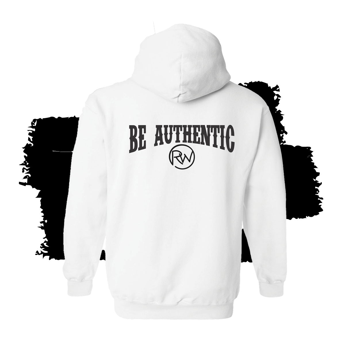 RWC Be Authentic White Hoodie