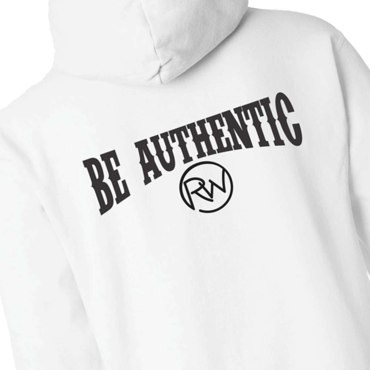 RWC Be Authentic White Hoodie